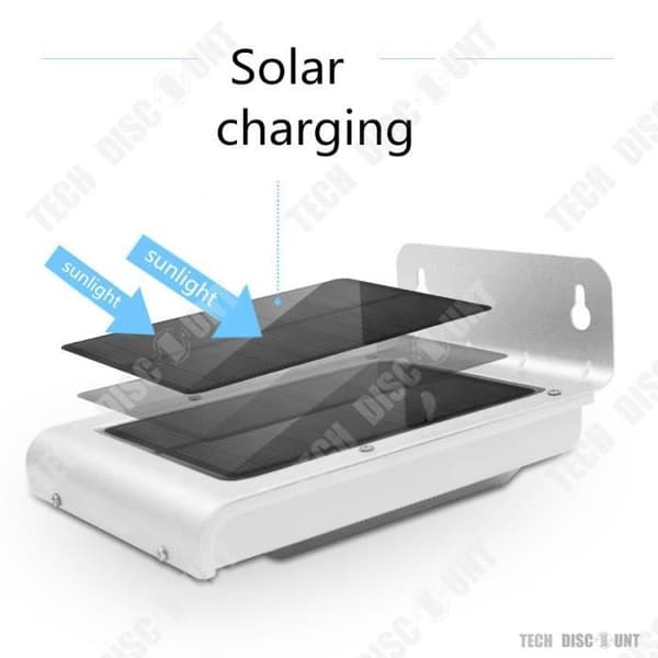 TD® solar LED-lampa utomhus vattentät automatisk trädgård makt ljus belysning energiförsörjning sparande induktionsläger