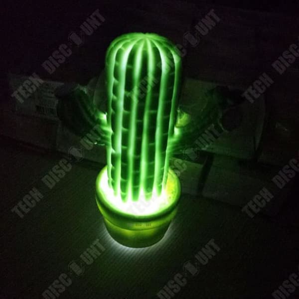 TD® LED kaktus nattlampa för barn lekfull form dekoration inomhus utomhus present starkt ljus lätt att använda