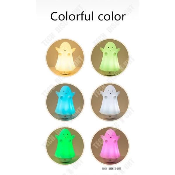 TD® Nattlampa för barn baby spöke USB lysande led multi färger söt sovrum sänglampa belysning födelsedagsdekoration