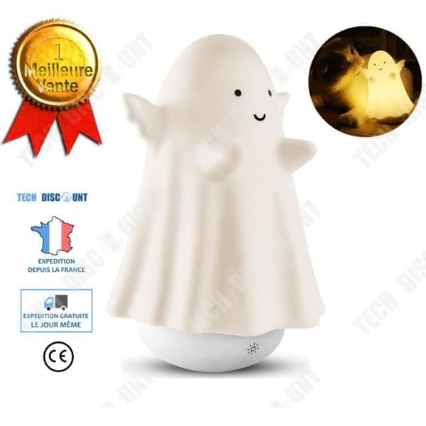 TD® Nattlampa för barn baby spöke USB lysande led multi färger söt sovrum sänglampa belysning födelsedagsdekoration
