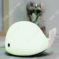 Miniatyrbild 4 av 4: TD® Nattlampa baby natt barn självlysande skrivbord bord läslampa silikon delfin induktion ögon sovrumslampa deco säng sova
