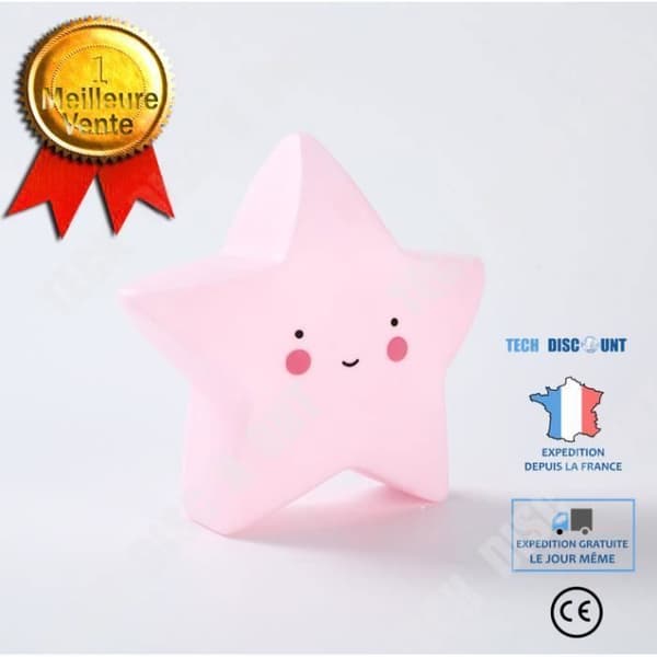 TD® Baby Night Light Night Light Baby sänglampa i form av måne och stjärnor