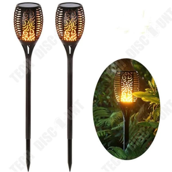 TD® Solar Torch Lights Outdoor, Solar Garden Light, Trädgårdsdekoration, 96 LED vattentäta Solar Torch Lights med