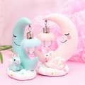 Miniatyrbild 2 av 4: Resin Unicorn Moon Night Light - TANBABY - Baby Cartoon Barns flicka sänglampa - Julklapp