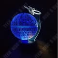 Miniatyrbild 3 av 4: TD® 1 st Nattlampa Alien Rymdskepp Touch 7 färger 3D LED Illusion Mood Lamp för sovrum BORDSLAMPA