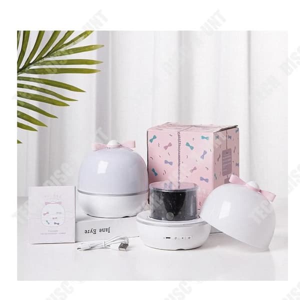 TD® Baby Night Light-projektor, stjärnklart musikljus för barn med 6 projektionsfilmer 360 graders rotationsprojektionslampa