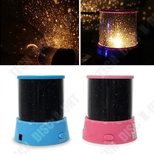 TD® Starry Night Light Projektor Sovrumsdekoration Julklapp LED-ljus Nattljus Nattljus