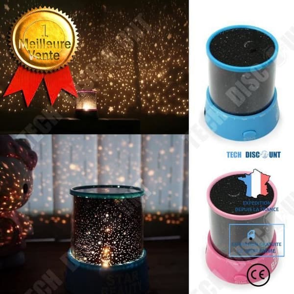 TD® Starry Night Light Projektor Sovrumsdekoration Julklapp LED-ljus Nattljus Nattljus
