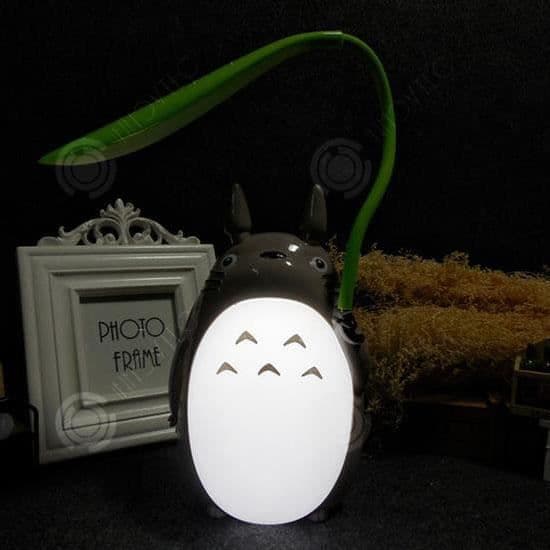 INN Tecknad Min granne Totoro USB-laddningsbordslampa Kreativ nattlampa Barn lär sig bordslampa nattlampa