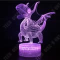 Miniatyrbild 2 av 4: TD® Vitfärgad 3D Touch Nightlight