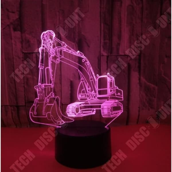 TD® Colorful Touch 3D nattljus