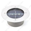 Miniatyrbild 1 av 4: TD® Solar 3LED gjuten aluminium underjordiskt ljus innergård trädgård villa dekorativ gatlykta utomhus vattentät gräsmatta ljus