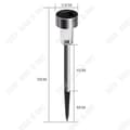 Miniatyrbild 2 av 4: TD® Outdoor Solar Ground Light, 50 LED Trådlös Trädgårdsljus Dekoration Vitt Ljus För Pathways