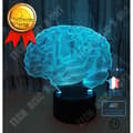 Miniatyrbild 3 av 4: TD® 3D Colorful Touch Night Light RE2068