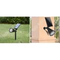 Miniatyrbild 3 av 4: TD® Solar Trädgårdslampa Utomhusbelysning IP65 250LM 90° strålkastare LED Spotlampa för trädgård uteplats Bakgård Vit