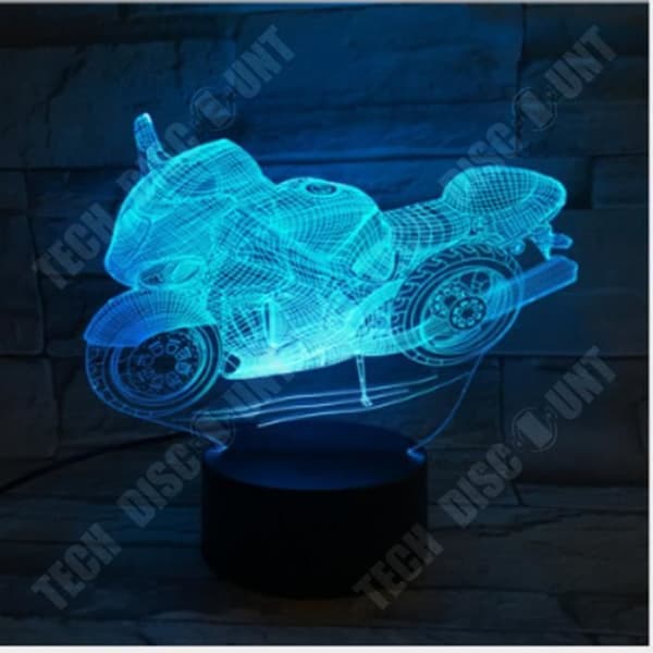 TD® Motorcykel 3D gåva kreativ atmosfär nattlampa i sovrummet
