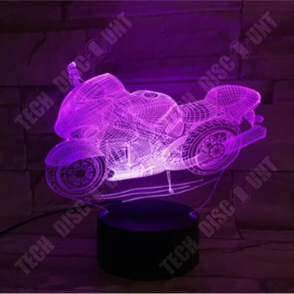 TD® Motorcykel 3D gåva kreativ atmosfär nattlampa i sovrummet