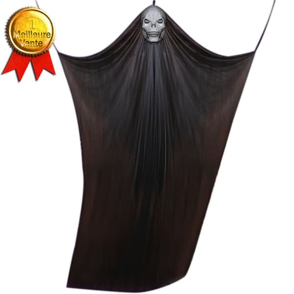 TD® Halloween Dekoration Skeleton Hanging - Black Ghost Hanging Gaze Veil - Spökhus bar ornament