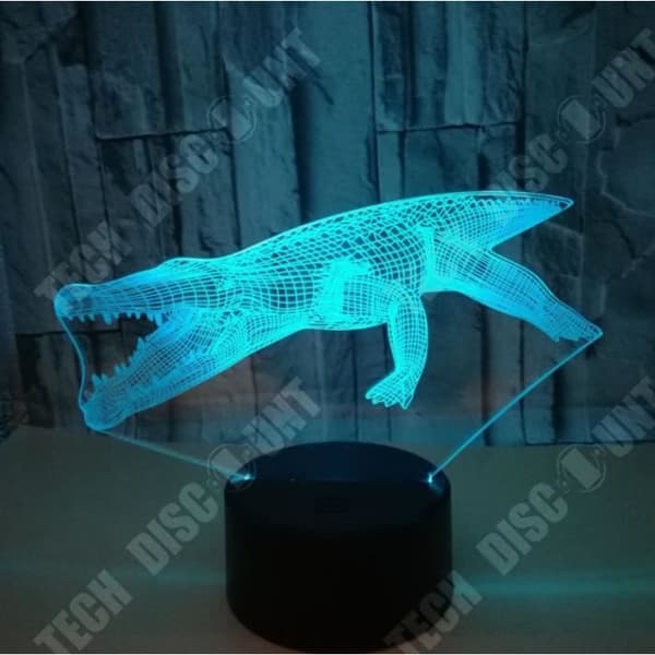 TD® Crocodile 3D Night Light