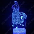 Miniatyrbild 4 av 4: TD® Lama Akryl Färgglad 3D tredimensionell nattlampa USB-gränssnitt LED Visuellt ljus Kreativt Touch Art-ljus