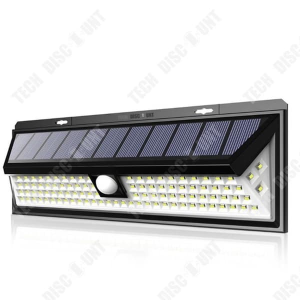 Solarljus - TEKNIKRABATT - Induktion människokropp - 54 LED - 300x105x50Hmm - Svart
