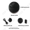 Miniatyrbild 3 av 4: TD® Touch Charging Lotus 3D Färgglatt ljus Nattljus Visuellt Stereoskopiskt 3D LED Illusionsljus Hållbar Låg förbrukning