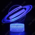 Miniatyrbild 3 av 4: TD® Färgglad kreativ 3D liten bordslampa LED nattlampa sovrumsljus present visuell bordslampa LED färgglad ljus
