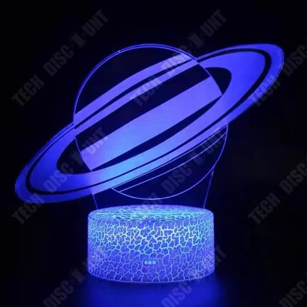 TD® Färgglad kreativ 3D liten bordslampa LED nattlampa sovrumsljus present visuell bordslampa LED färgglad ljus