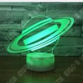 Miniatyrbild 4 av 4: TD® Färgglad kreativ 3D liten bordslampa LED nattlampa sovrumsljus present visuell bordslampa LED färgglad ljus