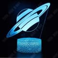 Miniatyrbild 2 av 4: TD® Färgglad kreativ 3D liten bordslampa LED nattlampa sovrumsljus present visuell bordslampa LED färgglad ljus