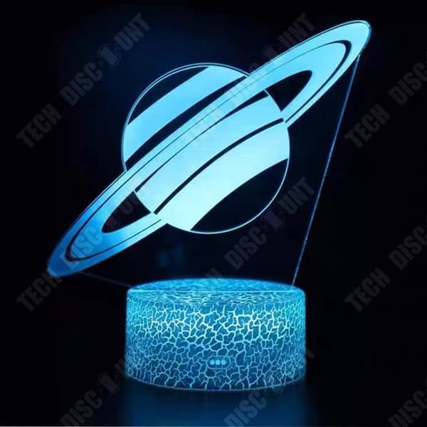 TD® Färgglad kreativ 3D liten bordslampa LED nattlampa sovrumsljus present visuell bordslampa LED färgglad ljus