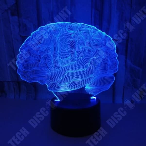 TD® xm12671-3D Nattljus Deer 3D Nattljus 7 färgskiftande fjärrkontroll Led 3D-ljus Energisparande Babysömn