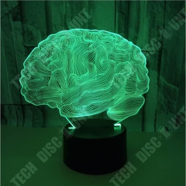 TD® xm12671-3D Nattljus Deer 3D Nattljus 7 färgskiftande fjärrkontroll Led 3D-ljus Energisparande Babysömn