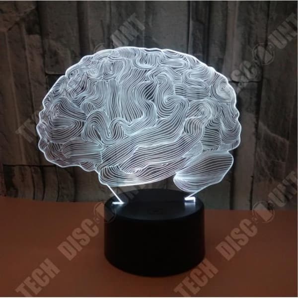 TD® xm12671-3D Nattljus Deer 3D Nattljus 7 färgskiftande fjärrkontroll Led 3D-ljus Energisparande Babysömn