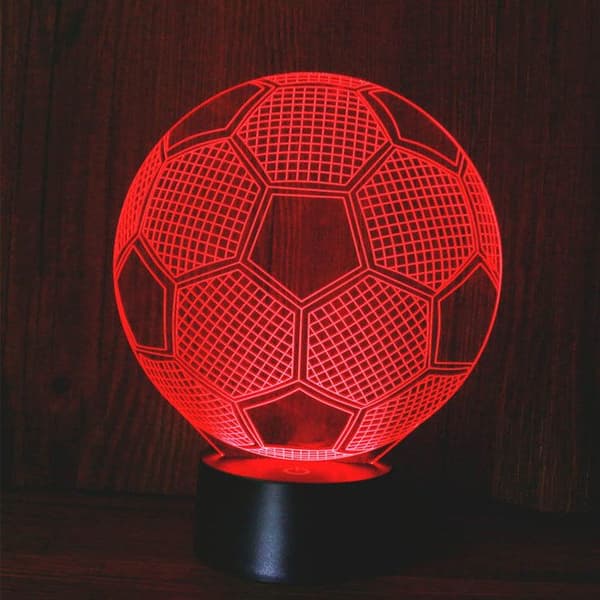 TD® 3D Night Light Touch Fjärrkontroll med sju justerbara färger