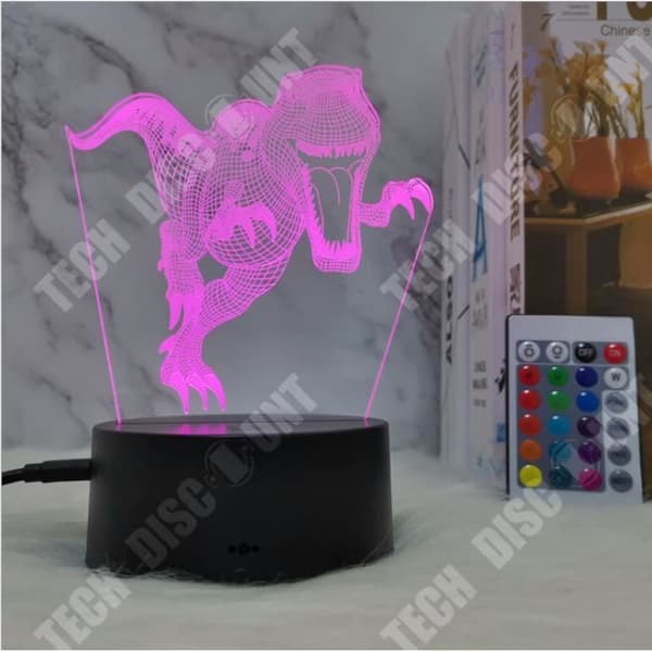 TD® 3D färgglad nattlampa FKT95
