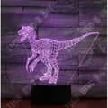 Miniatyrbild 4 av 4: TD® Nattljus 3D Lampa Blå Dinosaurie Lampa 7 Färg Led Nattljus För Barn Touch Led Usb Bord Baby Sov Nattljus Rum