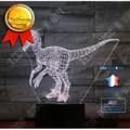Miniatyrbild 1 av 4: TD® Nattljus 3D Lampa Blå Dinosaurie Lampa 7 Färg Led Nattljus För Barn Touch Led Usb Bord Baby Sov Nattljus Rum