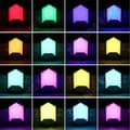 Miniatyrbild 3 av 4: TD® 2-pack LED Nattlampa Barn Plug-and-Play Baby Nattlampa med fjärrkontroll 16 justerbara färger RGB Dimbar Ljusstyrka