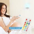 Miniatyrbild 4 av 4: TD® 2-pack LED Nattlampa Barn Plug-and-Play Baby Nattlampa med fjärrkontroll 16 justerbara färger RGB Dimbar Ljusstyrka