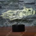 Miniatyrbild 2 av 4: TD® Desktop 3D Night Light Touch Control Justerbar sju färger Automotive Look Illusion Light