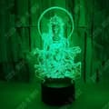 Miniatyrbild 3 av 4: TD® 3D Desktop Night Light Touch Control Sju justerbara färger Buddha Look Illusion Light