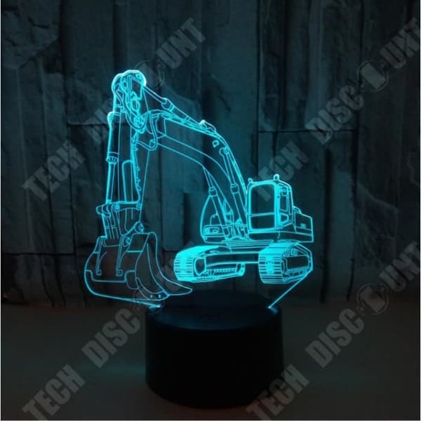 TD® Colorful Touch 3D nattljus