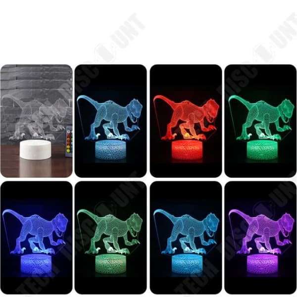 TD® Colorful Touch 3D nattljus