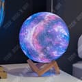 Miniatyrbild 3 av 4: TD® Ambient Light 16 justerbara färger Justerbar ljusstyrka Fjärrkontroll med touchjustering Creative 3D Starry Light