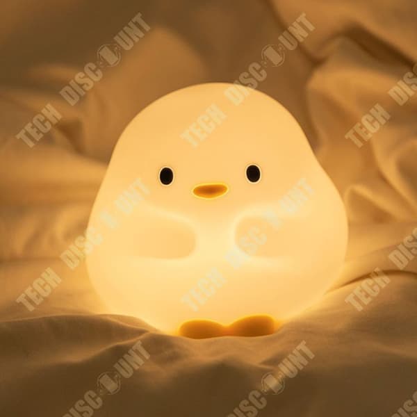 TD Dun Dun Duck Nattlampa Sovrum Sängbord Uppladdningsbar Sleep Companion Timer Skrivbordslampa Stämningsljus