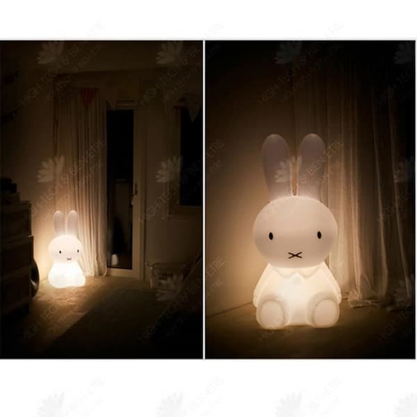 HTBE® Kreativ färgglad romantisk varm barnrum LED-lampa nattladdningsbordslampa strömförsörjning nattljus