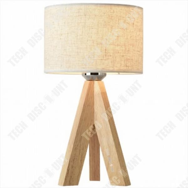 TD® Liten träbordslampa sovrum sängbord dekorativt kontor modern minimalistisk bordslampa gästrumslampa
