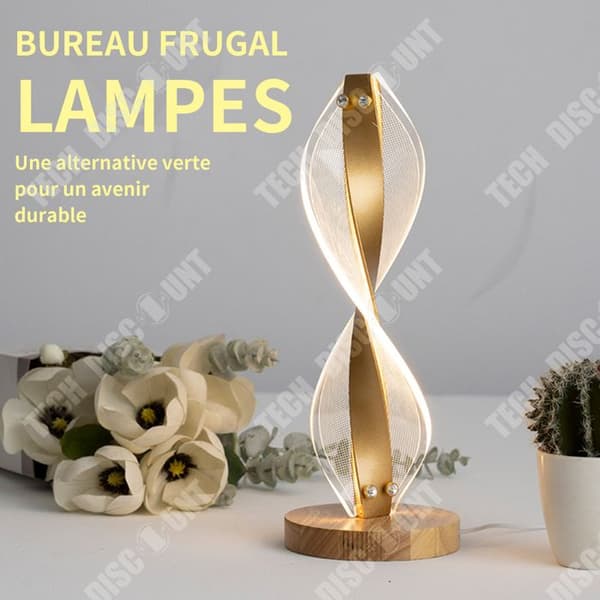 TDAmbient Bordslampa 36v LED Trefärgsljus USB Uppladdningsbar Bordslampa Hemmabordslampa Enkel Bordslampa Sovrumsbordslampa