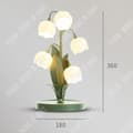 Miniatyrbild 4 av 4: TD Bordslampa 220v LED USB Uppladdningsbar Hemsänglampa Sovrumsbordslampa Mood Bordslampa